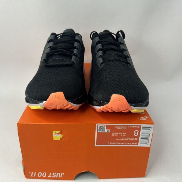 Nike Air Zoom Pegasus 37 “Black Bright Mango” 2024 - Picture 2 of 5